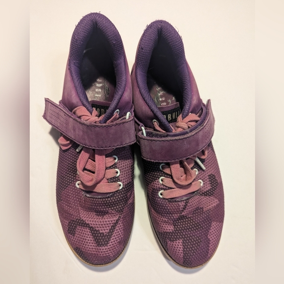 NOBULL Project Purple Camo Lifters Women's 6-6.5 Lifting Shoes - Picture 3 of 7